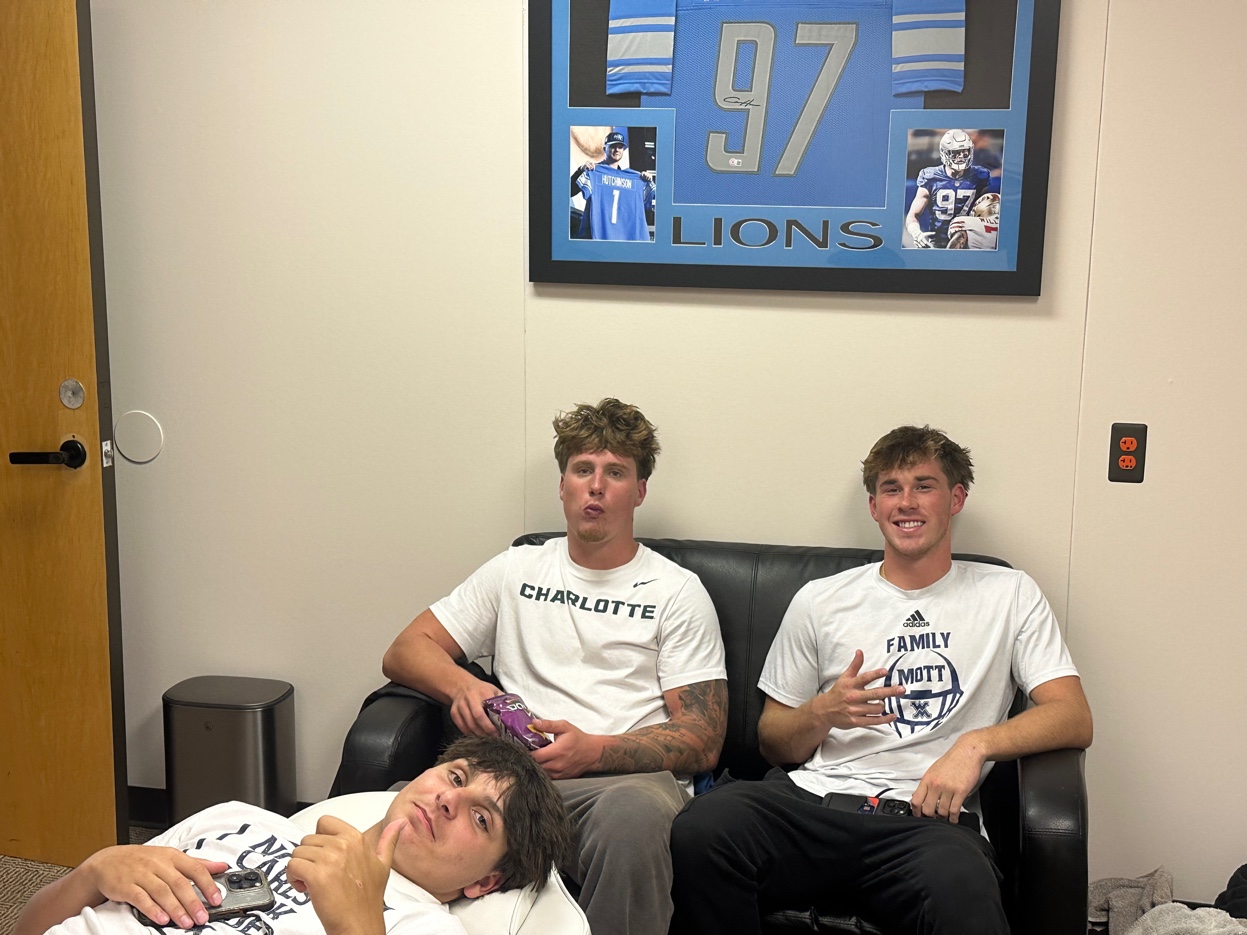 Athletes hanging out at AIR Cryotherapy