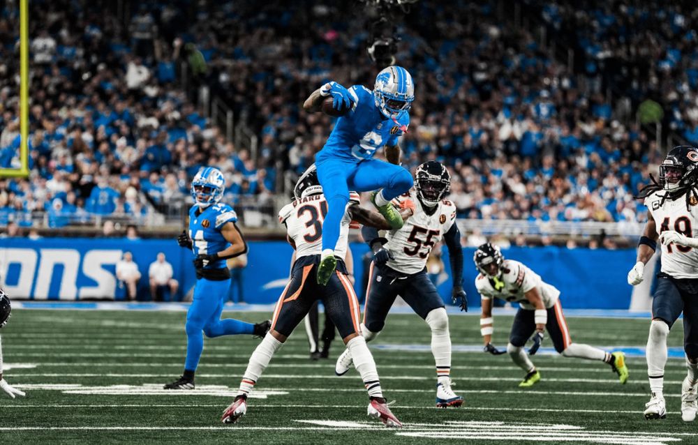 Detroit Lions athlete in action